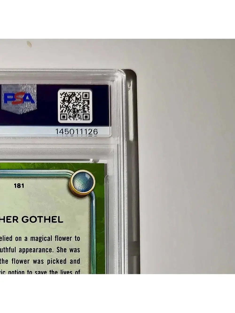 Mother Gothel 2025 Topps Disney Wonder #181 Card Tangled PSA 9
